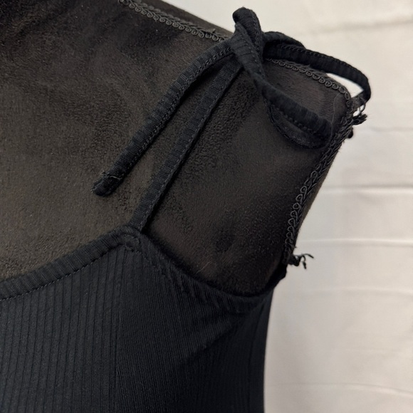 Topshop Sleeveless Mini Dress Black - Picture 6 of 9